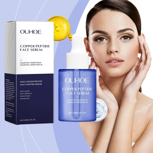 Copper Peptide Facial Serum Hydrating Moisturizing Nourishing Smoothing Brightening Skincare Essence Copper Peptide Facial Serum Hydrating Moisturizing Nourishing Smoothing Brightening Skincare Essence