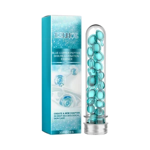 Brightening & Refreshing - Facial Essence, Blue Copper Peptide Facial Capsule Serum for Skin Firming Brightening & Refreshing - Facial Essence, Blue Copper Peptide Facial Capsule Serum for Skin Firming