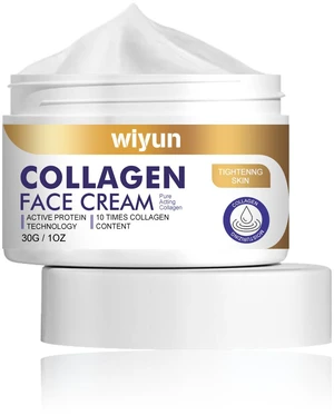 Hydrating & Smoothing Skin, Firming, WIYUN Collagen Face Cream for Brightening Hydrating & Smoothing Skin, Firming, WIYUN Collagen Face Cream for Brightening