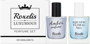 Luxury Eau De Toilette Set Warm Amber Fragrance and Fresh Aquatic Florals Luxury Style Gift Box Exquisite Set Luxury Eau De Toilette Set Warm Amber Fragrance and Fresh Aquatic Florals Luxury Style Gift Box Exquisite Set