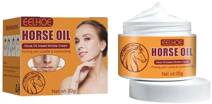 Horse Oil Rapid Anti-Wrinkle Cream Tighten Fine Lines Brighten Skin Fade Spots Rejuvenating Care Horse Oil Rapid Anti-Wrinkle Cream Tighten Fine Lines Brighten Skin Fade Spots Rejuvenating Care