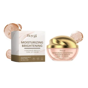 Hydrating Concealer Cream Natural Finish Brightening Base Makeup for Blemish Covering & Skin Rejuvenation Hydrating Concealer Cream Natural Finish Brightening Base Makeup for Blemish Covering & Skin Rejuvenation