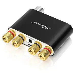 NS-10G Bluetooth 5.0 2 Channel Power Amplifier HiFi Stereo Audio Mini Amp Wireless Receiver 50Wx2 for Home Speaker with USB & Bass Sound Effect (Black) NS-10G Bluetooth 5.0 2 Channel Power Amplifier HiFi Stereo Audio Mini Amp Wireless Receiver 50Wx2 for Home Speaker with USB & Bass Sound Effect (Black)