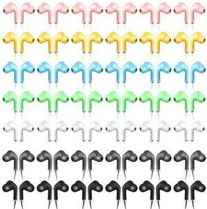 50 Pack Bulk Earbud Headphones with Mic Assorted Colors Student in Ear Earbuds Classroom Wired Ear Buds with 3.5mm Headphone Plug for Kids Adults School Library Museum Travel Plane Tablet (Novel) 50 Pack Bulk Earbud Headphones with Mic Assorted Colors Student in Ear Earbuds Classroom Wired Ear Buds with 3.5mm Headphone Plug for Kids Adults School Library Museum Travel Plane Tablet (Novel)