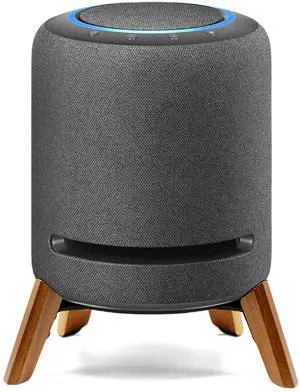 Real Wood Stand for Echo Studio Smart Speaker on Table (Black Walnut) | desktop bracket Tripod Mount Accessories Protect alexa on desk,Secure Stable Wooden Holder for new echo studio 2024 Real Wood Stand for Echo Studio Smart Speaker on Table (Black Walnut) | desktop bracket Tripod Mount Accessories Protect alexa on desk,Secure Stable Wooden Holder for new echo studio 2024