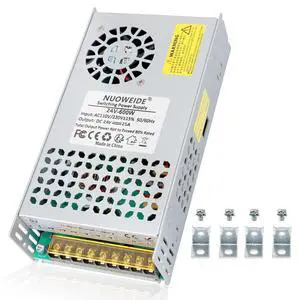 24V 25A 600W Power Supply 110V AC to DC 24V Converter | 25A 600W Switching Power Supply for 24V LED Strip Motor Pump CCTV Camera System Radio Car Stereo 3D Printer 24V 25A 600W Power Supply 110V AC to DC 24V Converter | 25A 600W Switching Power Supply for 24V LED Strip Motor Pump CCTV Camera System Radio Car Stereo 3D Printer