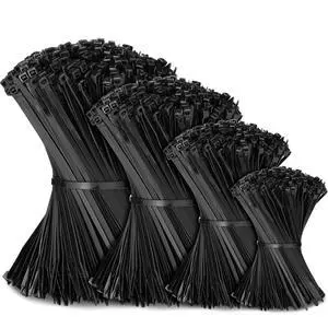 3000 Pieces Cable Zip Ties Bulk Heavy Duty Cable Ties Nylon Tie Wraps Self Locking Wire Ties for Plants Gardening Farming Grid Wall Fence Indoor and Outdoor (4"6"8"12",Black) 3000 Pieces Cable Zip Ties Bulk Heavy Duty Cable Ties Nylon Tie Wraps Self Locking Wire Ties for Plants Gardening Farming Grid Wall Fence Indoor and Outdoor (4"6"8"12",Black)