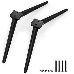 Metal TV Legs for TCL TV Stand Legs, Only for TCL 50Q650F 55Q650F 65Q650F 70S446 75S451 75S453 75S455, Only for TCL Smart TV Stand with Screws and Instructions, Stable and Sturdy Metal TV Legs for TCL TV Stand Legs, Only for TCL 50Q650F 55Q650F 65Q650F 70S446 75S451 75S453 75S455, Only for TCL Smart TV Stand with Screws and Instructions, Stable and Sturdy