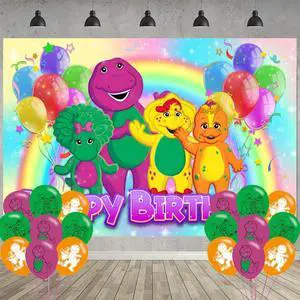Birthday Party Decoration, Photo Background 5 x 3 FT, 18 Pcs Balloons, Merch Party Backdrop Supplies Birthday Party Decoration, Photo Background 5 x 3 FT, 18 Pcs Balloons, Merch Party Backdrop Supplies