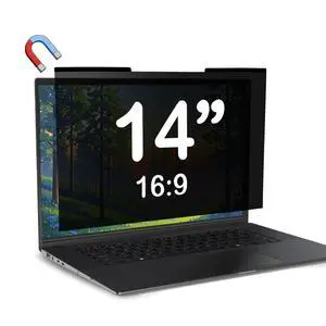 Magnetic Laptop Privacy Screen 14 inch for 16:9 Computer Monitor, Removable Anti-Glare Screen Privacy Shield, Screen Filter and Protector for Laptop (12 3/16" × 6 7/8"), Fits (FHD 1920 × 1080) Magnetic Laptop Privacy Screen 14 inch for 16:9 Computer Monitor, Removable Anti-Glare Screen Privacy Shield, Screen Filter and Protector for Laptop (12 3/16" × 6 7/8"), Fits (FHD 1920 × 1080)
