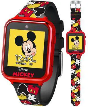 Mickey Mouse Kids Smart Watch Touchscreen with Camera Games Voice Recorder Stopwatch Alarm Timer Fitness Tracker Calculator Fits Wrist Sizes 5.5" to 8" Mickey Mouse Kids Smart Watch Touchscreen with Camera Games Voice Recorder Stopwatch Alarm Timer Fitness Tracker Calculator Fits Wrist Sizes 5.5" to 8"