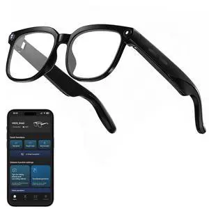 AI Smart Glasses with 8MP Camera, Bluetooth Camera Glasses for Women Men | Take Video Record & Photo, Real-Time Translation, AI Assistant, Object Recognition, Open-Ear Audio, Bluetooth 5.4 AI Smart Glasses with 8MP Camera, Bluetooth Camera Glasses for Women Men | Take Video Record & Photo, Real-Time Translation, AI Assistant, Object Recognition, Open-Ear Audio, Bluetooth 5.4