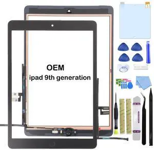 for iPad 9 (9th Generation) Screen Replacement | OEM Digitizer Touch Glass Replacement for ipad 9th Gen 10.2 inch (A2602 A2603 A2604 A26052021 Released) with Home Button for iPad 9 (9th Generation) Screen Replacement | OEM Digitizer Touch Glass Replacement for ipad 9th Gen 10.2 inch (A2602 A2603 A2604 A26052021 Released) with Home Button