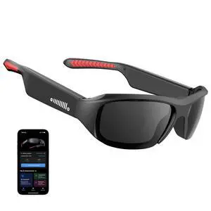 AI Smart Glasses, IP67 Waterproof Bluetooth 6.0 Open Ear, 20H Music & Calls, UV400 Polarized Lens, Real-Time Translation, AI Assistant Lily, Lightweight Sports Sunglasses AI Smart Glasses, IP67 Waterproof Bluetooth 6.0 Open Ear, 20H Music & Calls, UV400 Polarized Lens, Real-Time Translation, AI Assistant Lily, Lightweight Sports Sunglasses