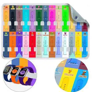 26 Pack Sport Bands Compatible for Apple Watch Bands 38/40/41/42/44/45/46/49mm with Portable Fun Alphabet Printed Storage Bag, Soft Silicone Strap for Women Men iWatch Band Series 11 10 9 8 7 6 5 4 SE 26 Pack Sport Bands Compatible for Apple Watch Bands 38/40/41/42/44/45/46/49mm with Portable Fun Alphabet Printed Storage Bag, Soft Silicone Strap for Women Men iWatch Band Series 11 10 9 8 7 6 5 4 SE