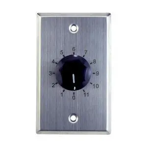 Saga 100 Watt 25/70 Volt Volume Control Metal Plate Saga 100 Watt 25/70 Volt Volume Control Metal Plate