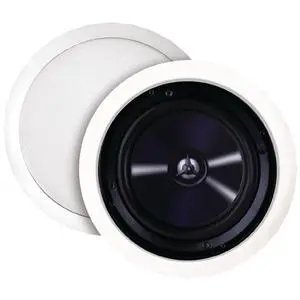 America MSRPRO6 125-Watt 6.5" Weather-Resistant in-Ceiling Speakers with Pivoting Tweeters & Metal & Cloth Grilles, white America MSRPRO6 125-Watt 6.5" Weather-Resistant in-Ceiling Speakers with Pivoting Tweeters & Metal & Cloth Grilles, white