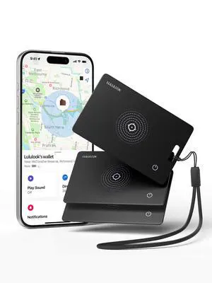 3-Pack 2026 Air Card Tag Tracker Wallet Tracker Card (iOS Only), Black | 0.07in Ultra Slim, Wireless Rechargeable, IP68 Waterproof, GPS Smartcard Tracker for Wallet Passport for Luggage Tags 3-Pack 2026 Air Card Tag Tracker Wallet Tracker Card (iOS Only), Black | 0.07in Ultra Slim, Wireless Rechargeable, IP68 Waterproof, GPS Smartcard Tracker for Wallet Passport for Luggage Tags