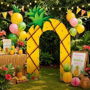 Ocean Themed Birthday Party Decoration Backdrop 61 x 98'' Hawaiian Under The Sea Party Porch Sign Ocean Under The Sea Decor for Baby Shower Birthday Photo Background(Pineapple) Ocean Themed Birthday Party Decoration Backdrop 61 x 98'' Hawaiian Under The Sea Party Porch Sign Ocean Under The Sea Decor for Baby Shower Birthday Photo Background(Pineapple)