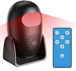 Motion Sensor Alarm, Wireless Indoor Motion Detector with Remote Control | Wireless Store Welcome Motion Sensor with 11-Language Welcome Chime, 3 Modes Alert & 4-Level Volume Adjustable Motion Sensor Alarm, Wireless Indoor Motion Detector with Remote Control | Wireless Store Welcome Motion Sensor with 11-Language Welcome Chime, 3 Modes Alert & 4-Level Volume Adjustable