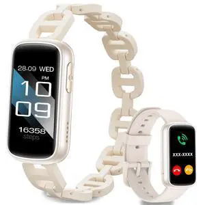 Smart Watches for Women,Fitness Trakcer with Bluetooth Call, Heart Rate/Sleep Monitor/Calories/Blood Pressure,130+ Sports Modes 1.47'' Smartwatch for Android iPhone,IP68 Waterproof,2Bands,Starlight Smart Watches for Women,Fitness Trakcer with Bluetooth Call, Heart Rate/Sleep Monitor/Calories/Blood Pressure,130+ Sports Modes 1.47'' Smartwatch for Android iPhone,IP68 Waterproof,2Bands,Starlight