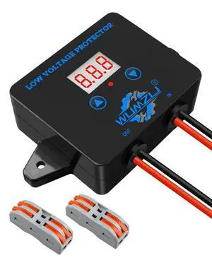 12V-36V DC Digital Low Voltage Protection Module with Display | Over Discharge Cut-Off Switch for Battery Protection Voltage Monitoring and Disconnect 12V-36V DC Digital Low Voltage Protection Module with Display | Over Discharge Cut-Off Switch for Battery Protection Voltage Monitoring and Disconnect