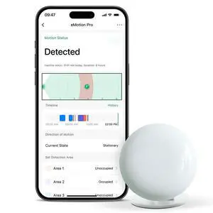 eMotion Pro 24GHz mmWave Radar Smart WiFi Presence Sensor | Built-in Motion Sensor, IR Blaster & Light Sensor, Compatible with Alexa & Google Home, MQTT for Home Assistant eMotion Pro 24GHz mmWave Radar Smart WiFi Presence Sensor | Built-in Motion Sensor, IR Blaster & Light Sensor, Compatible with Alexa & Google Home, MQTT for Home Assistant