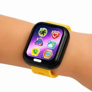 Toy Watch for Toddlers - Kids Smartwatch with Real Sounds | A first baby watch of their own, so yours stays safe. Seven working buttons for pretend calls, music, weather and sports Toy Watch for Toddlers - Kids Smartwatch with Real Sounds | A first baby watch of their own, so yours stays safe. Seven working buttons for pretend calls, music, weather and sports