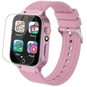 Smart Watch for Kids Girl Gift Ages 3-12, 2 Screen Protector, 26 Puzzle Games, HD Camera Video Music Player Touchscreen Pedometer, Educationtal Toy Brithday Gifts for Girl Ages 4 5 6 7 8 9 10(Pink) Smart Watch for Kids Girl Gift Ages 3-12, 2 Screen Protector, 26 Puzzle Games, HD Camera Video Music Player Touchscreen Pedometer, Educationtal Toy Brithday Gifts for Girl Ages 4 5 6 7 8 9 10(Pink)