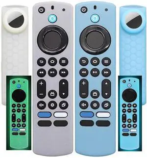 CT-RC1US-21 Remote Cover with Hole for Airtag and Tile Sticker (Glow in The Dark) for NS-RCFNA-21 Insignia/Toshiba Fir tv Remote,for TV Omni Series and 4-Series (Glow Blue+Glow Green) CT-RC1US-21 Remote Cover with Hole for Airtag and Tile Sticker (Glow in The Dark) for NS-RCFNA-21 Insignia/Toshiba Fir tv Remote,for TV Omni Series and 4-Series (Glow Blue+Glow Green)