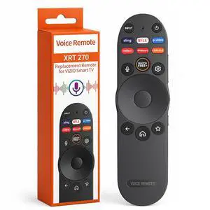 XRT270 Voice Remote Control Replacement for VIZIO Smart TV Remote, Compatible with VIZIO SmartCast FHD 4K Quantum D/M/P/V-Series TVs XRT270 Voice Remote Control Replacement for VIZIO Smart TV Remote, Compatible with VIZIO SmartCast FHD 4K Quantum D/M/P/V-Series TVs
