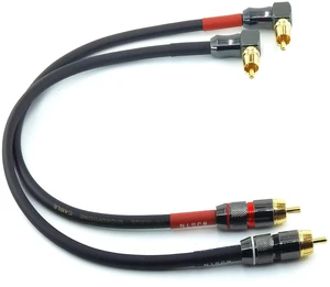 055 90 Degree Right Angle RCA Subwoofer Cable Audio Cable RCA Male to Male Audio Video Cord for Subwoofer, HDTV, Amplifiers,Home Theater,Hi-Fi Systems,Subwoofe 2 Pack (6in) 055 90 Degree Right Angle RCA Subwoofer Cable Audio Cable RCA Male to Male Audio Video Cord for Subwoofer, HDTV, Amplifiers,Home Theater,Hi-Fi Systems,Subwoofe 2 Pack (6in)