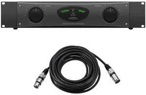 A800 Professional 800W Reference-Class Power Amplifier, Bundle with H&A XLR M to F Cable - 25' A800 Professional 800W Reference-Class Power Amplifier, Bundle with H&A XLR M to F Cable - 25'