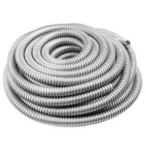1 Inch 25 FT Flexible Reduced Wall Electrical Conduit, Iron Galvanized Cable Sleeve Tube for Home Low Voltage Cable Management, Wiring and Protection 1 Inch 25 FT Flexible Reduced Wall Electrical Conduit, Iron Galvanized Cable Sleeve Tube for Home Low Voltage Cable Management, Wiring and Protection