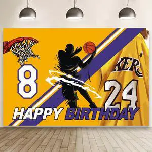24 Basketball Birthday Party Backdrop,Basketball Party Decoration,Basketball Themed Birthday Banner Shoot Photo Backgrounds Props for Party 5x3ft 24 Basketball Birthday Party Backdrop,Basketball Party Decoration,Basketball Themed Birthday Banner Shoot Photo Backgrounds Props for Party 5x3ft