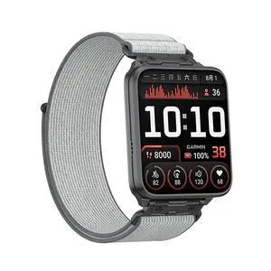Nylon Loop Strap Compatible with Garmin Venu X1 Watch Band, Quick Release Sport Soft Adjustable Breathable Wristband Replacement for Men Nylon Loop Strap Compatible with Garmin Venu X1 Watch Band, Quick Release Sport Soft Adjustable Breathable Wristband Replacement for Men