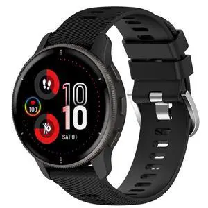 20mm Replacement Band Compatible with Garmin Venu 2 Plus, Replacement Silicone Wrist Strap Bracelet Band for Man and Woman, Soft And Durable(Black) 20mm Replacement Band Compatible with Garmin Venu 2 Plus, Replacement Silicone Wrist Strap Bracelet Band for Man and Woman, Soft And Durable(Black)