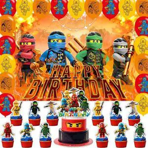 Birthday Backdrop,Hero Poster for Cartoon Ninja Theme Party Decorations Cartoon Birthday Supplies Background Studio Shoot Photo Props Birthday Backdrop,Hero Poster for Cartoon Ninja Theme Party Decorations Cartoon Birthday Supplies Background Studio Shoot Photo Props