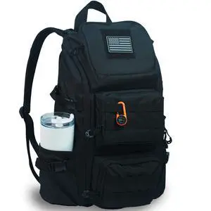 40L Tactical Backpack with Laptop Compartment Molle Slim Bag Men 40L Tactical Backpack with Laptop Compartment Molle Slim Bag Men