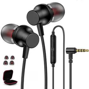 3.5mm Headphones Wired Earbuds for Laptop School Computer PC,Black | Noise Isolating Stereo Ear Buds,Wired Earphones with Microphone Call Plug in for Samsung A25 A15 A14/Android/Kindle Fire/Kids 3.5mm Headphones Wired Earbuds for Laptop School Computer PC,Black | Noise Isolating Stereo Ear Buds,Wired Earphones with Microphone Call Plug in for Samsung A25 A15 A14/Android/Kindle Fire/Kids