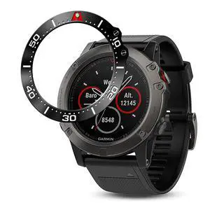 Titanium Metal Bezel Ring Compatiable with Garmin Fenix 5X Watch Bezel Ring Adhesive Cover Anti Scratch & Collision Protector for Garmin Watch Accessory (Titanium- Not For Fenix 5 / 5X Plus) Titanium Metal Bezel Ring Compatiable with Garmin Fenix 5X Watch Bezel Ring Adhesive Cover Anti Scratch & Collision Protector for Garmin Watch Accessory (Titanium- Not For Fenix 5 / 5X Plus)