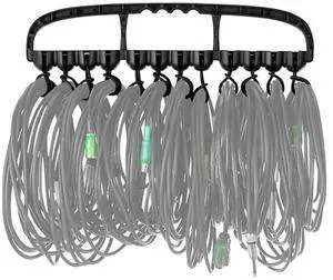 Cable Management System: Black Cable Management System: Black