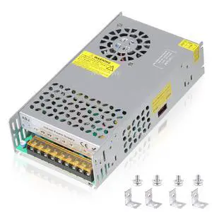 DC 12V 50A 600W Power Supply 110V AC to 12V DC Converter | 50A 600W Switch Power Supply Adapter Transformer for 12V Motor Pump CCTV Security Camera Car Stereo 3D Printer DC 12V 50A 600W Power Supply 110V AC to 12V DC Converter | 50A 600W Switch Power Supply Adapter Transformer for 12V Motor Pump CCTV Security Camera Car Stereo 3D Printer