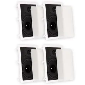 TS80W in Wall 8" Speakers Surround Sound Home Theater 2 Pair Pack TS80W in Wall 8" Speakers Surround Sound Home Theater 2 Pair Pack