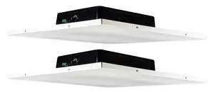 DCS8T 8" 70V/100V 2x2 Drop Ceiling Tile Speaker, 2-Pack | Adjustable Tap 30W, 10W, 5W, 2.5W, 1.5W, 8 Ohm, Metal Grill, 105° Dispersion, 91dB Sensitivity, Commercial DCS8T 8" 70V/100V 2x2 Drop Ceiling Tile Speaker, 2-Pack | Adjustable Tap 30W, 10W, 5W, 2.5W, 1.5W, 8 Ohm, Metal Grill, 105° Dispersion, 91dB Sensitivity, Commercial