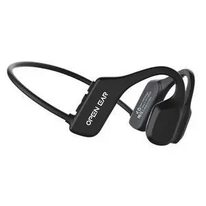 Bone Conduction Headphones, Open Ear Wireless Headphones with Microphone, Bluetooth 5.3, 6 Hours of Use Time, IPX5 and Sweat Resistant Sports Headphones for Outdoor, Workout, Cycling (Black) Bone Conduction Headphones, Open Ear Wireless Headphones with Microphone, Bluetooth 5.3, 6 Hours of Use Time, IPX5 and Sweat Resistant Sports Headphones for Outdoor, Workout, Cycling (Black)