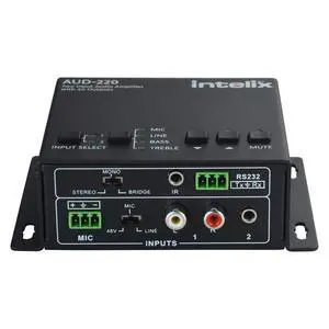 2 INPUT AUDIO AMPLIFIER, 2x20W (4 OHM) AUD-220 2 INPUT AUDIO AMPLIFIER, 2x20W (4 OHM) AUD-220