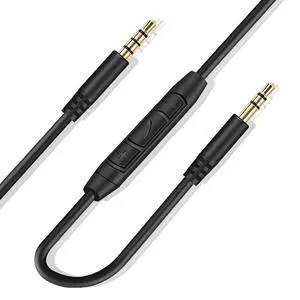 Sony Headphones Replacement Audio Cable Cord 3.5mm to 3.5mm Aux Wire | Work for Sony WH-1000XM5 WH-1000XM4 WH-1000XM3 WH-XB910N WH-CH710N WH-CH720N MDR-1000X MDR-1AM2, In-line Mic & Volume Control Sony Headphones Replacement Audio Cable Cord 3.5mm to 3.5mm Aux Wire | Work for Sony WH-1000XM5 WH-1000XM4 WH-1000XM3 WH-XB910N WH-CH710N WH-CH720N MDR-1000X MDR-1AM2, In-line Mic & Volume Control