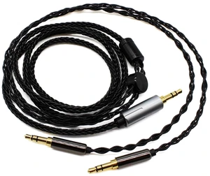 5ft Over-Ear Headphone Cable for Dual 3.5mm end Headphones, 1.5m Compatible with Hifiman Sundara, Ananda, Arya, HE400SE, HE4XX, HE-400i, Edition XS Headphones, Dual 3.5mm Male, Silver Plated 5ft Over-Ear Headphone Cable for Dual 3.5mm end Headphones, 1.5m Compatible with Hifiman Sundara, Ananda, Arya, HE400SE, HE4XX, HE-400i, Edition XS Headphones, Dual 3.5mm Male, Silver Plated