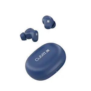 Cubitt Power Buds Wireless Earbuds, ANC Bluetooth 6.0 Deepest Blue | Transparency Mode, Low Latency, Touch Controls, 500mAh Case Cubitt Power Buds Wireless Earbuds, ANC Bluetooth 6.0 Deepest Blue | Transparency Mode, Low Latency, Touch Controls, 500mAh Case